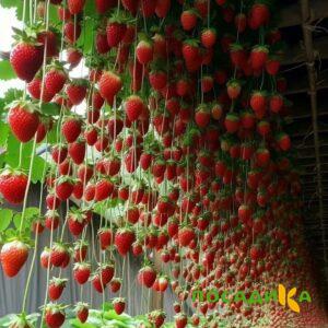 Клубника ампельная Анастасия купить по цене от 370р. в интернет-магазине «Посадика» с доставкой почтой в в Чистополье и по всей России – [изображение №1].