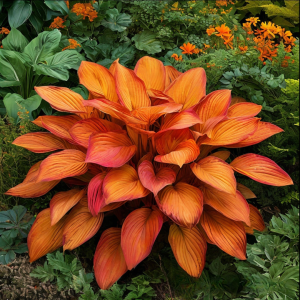 Хоста Солнечный Нектар купить по цене от 605р. в интернет-магазине «Посадика» с доставкой почтой в в Чистополье и по всей России – [изображение №1].